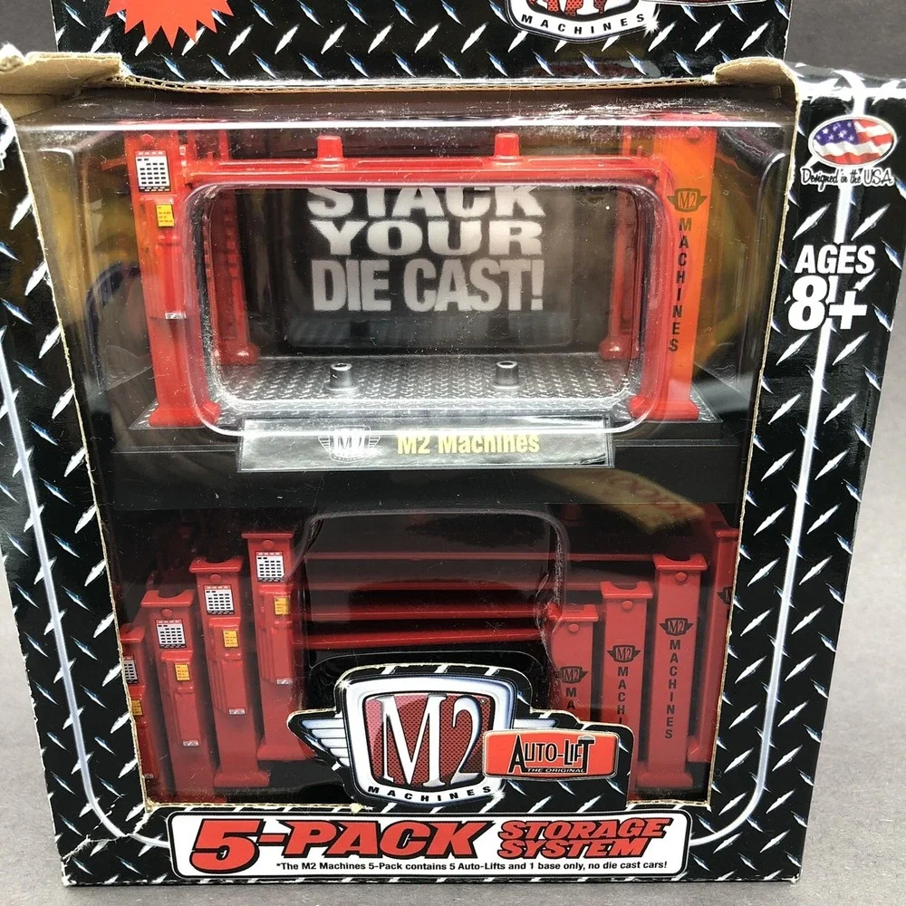 M2 Stackable Auto-Lift Storage System 5 Pack Diorama Set 1 w/ Base +4 Lifts 1/64
